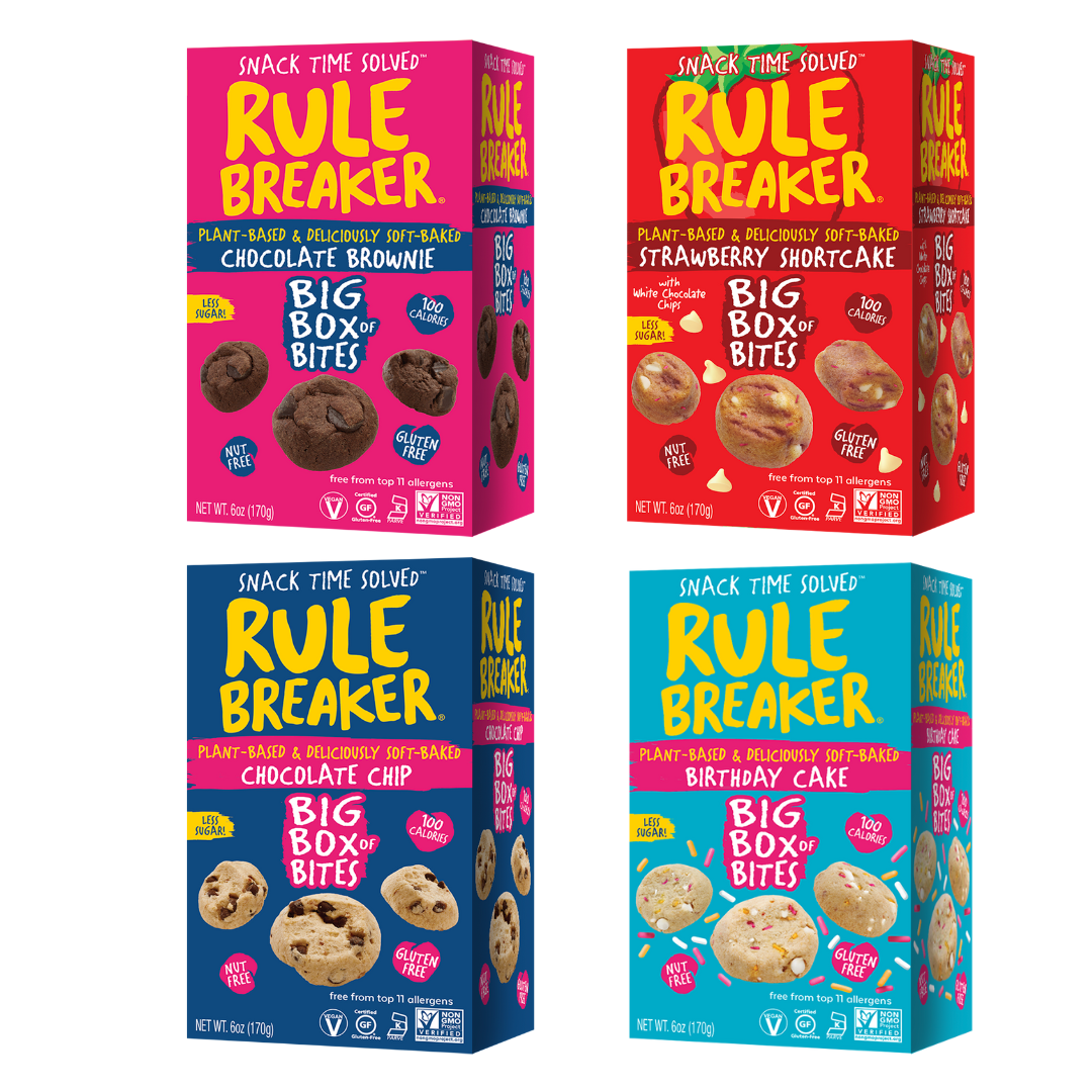 Rule Breaker Snacks Big Box of Bites Variety Pack vegan gluten free allergen free nut free
