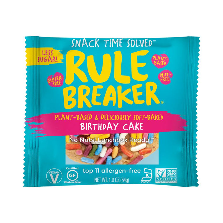 Rule Breaker Snacks Birthday Cake Singles