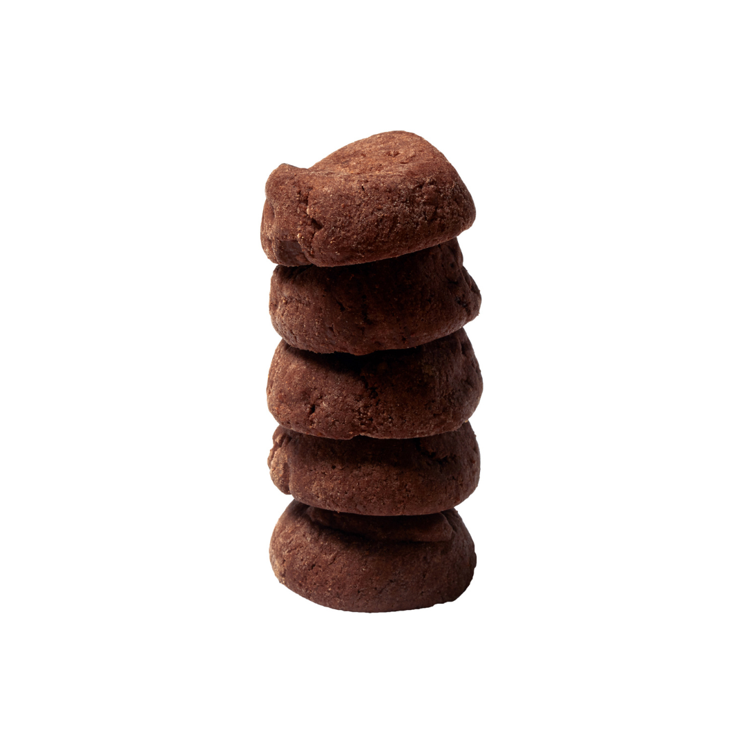 Rule Breaker Snacks vegan gluten-free allergen-free nut-free made with chickpeas deliciously soft-baked Brownie Bites
