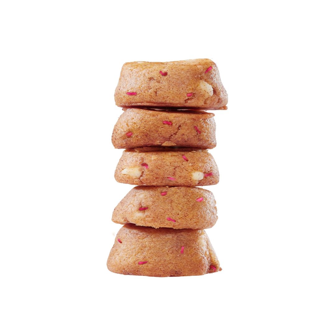 Strawberry Shortcake Bites Stacked