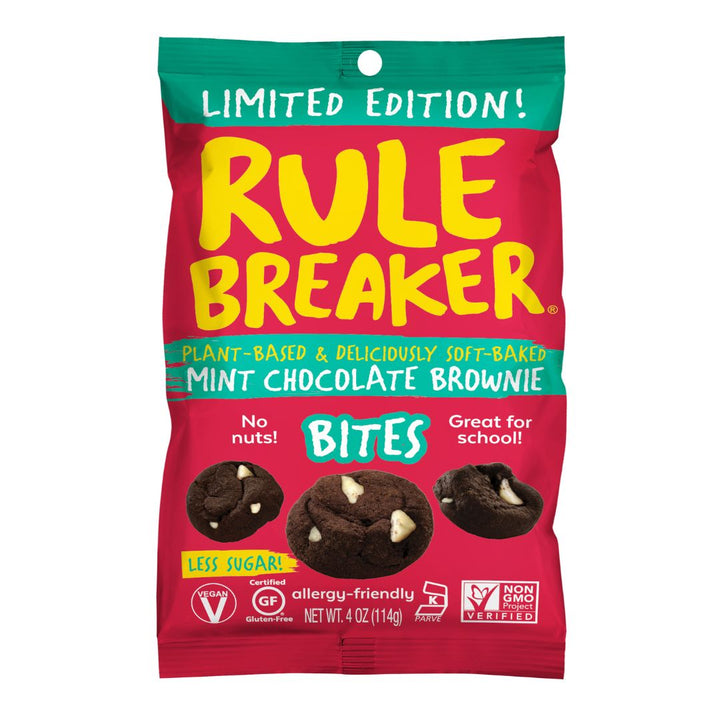 Rule Breaker Snacks Mint Chocolate Bites package