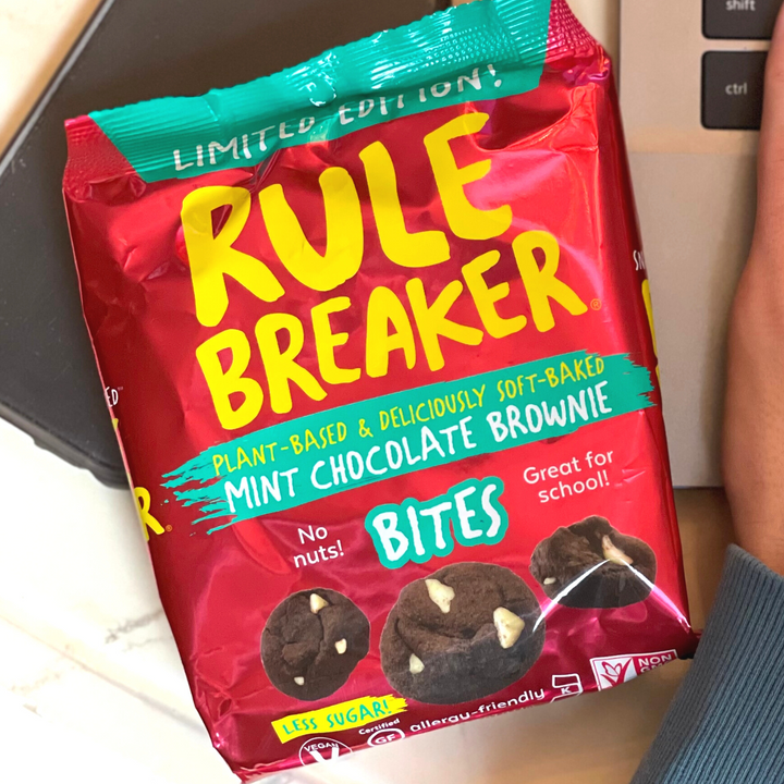 Rule Breaker Snacks Mint Chocolate Bites package