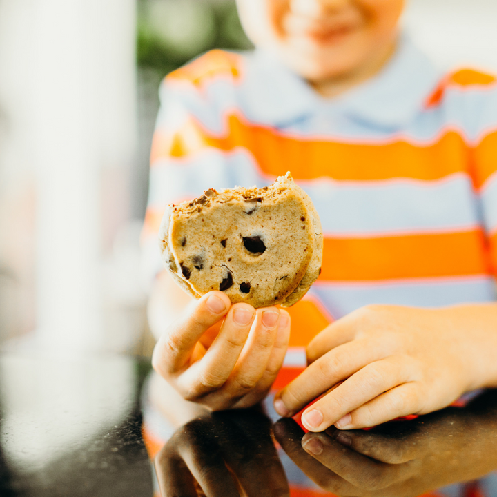 Rule Breaker Snacks Blondie with large chocolate chunks