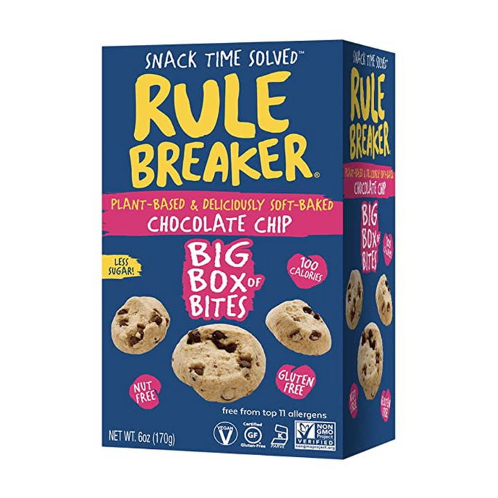 Rule Breaker Snacks Vegan Gluten Free Top 11 Allergen Free Blondie Big Box of Bites